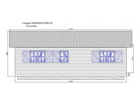 LIMOGES 60m² (10000X6000-70mm) WS5247