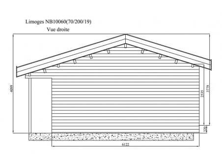 LIMOGES 60m² (10000X6000-70mm) WS5247