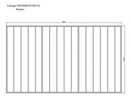 LIMOGES 60m² (10000X6000-70mm) WS5247