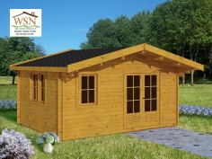 Abri en bois AVEYRON 12m² Dim. (3500X3500-44)