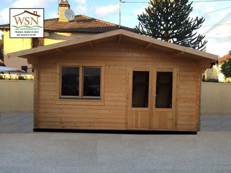 Bungalow en bois Kit, 20m², 44mm, WS 570