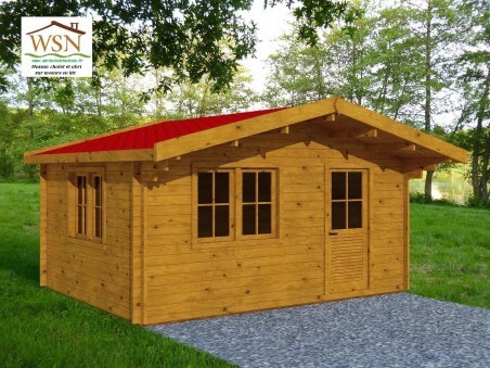 Bungalow en bois  VAR 25m² Dim. (5000X5000-44mm)