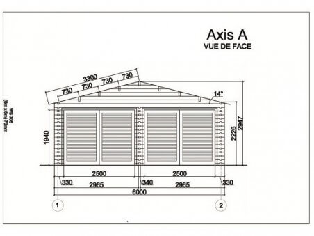 Garage en Bois 36m² WS 705 | WSN