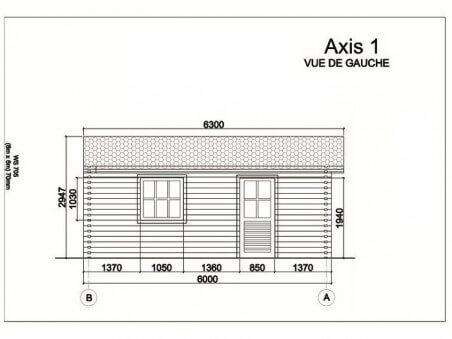 Garage en Bois 36m² WS 705 | WSN