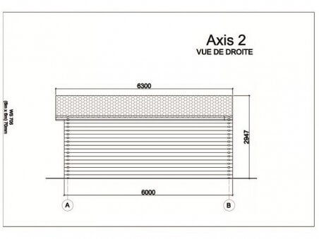 Garage en Bois 36m² WS 705 | WSN