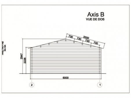 Garage en Bois 36m² WS 705 | WSN