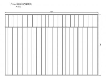 POITIERS 100m² (12258X8238-70mm) WS7127