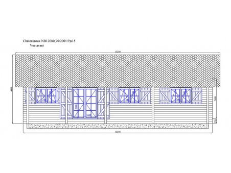 CHATEAUROUX 100m² (12258X8238-70mm) WS7257