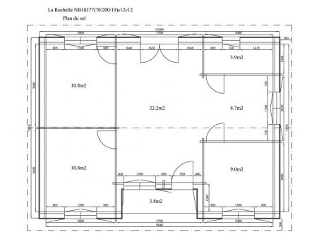 LA ROCHELLE 82m² (10418x7888-70mm) WS7627