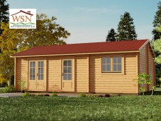 Chalet en bois VENDEE 48m² Dim. (8000x6000-44)