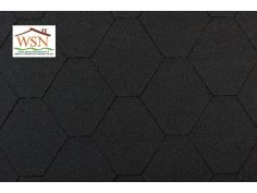 75m2 de tuiles noires/noires en feutre bitumé (25 paquets de 3m²)