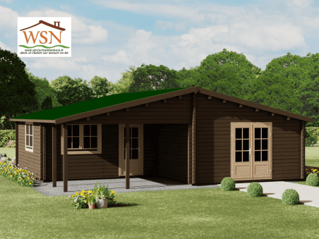 Chalet en bois  SOLOGNE Dim. (10000x9000-44mm)