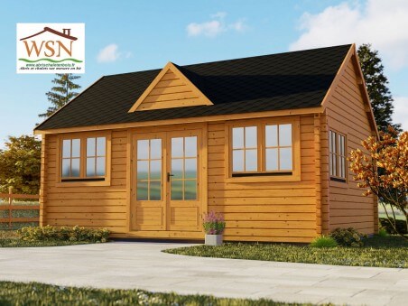 Bungalow en bois VOSGES 25,8m2 WS1141 | WSN