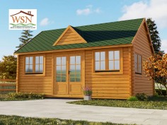 Bungalow en bois VOSGES 25,8m2 WS1141 | WSN