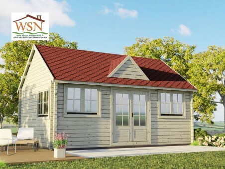 Bungalow en bois VOSGES 25,8m2 WS1141 | WSN