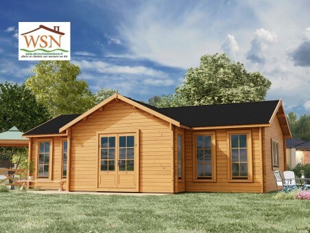 Chalet en bois Indre 55m2 WS746 par WSN