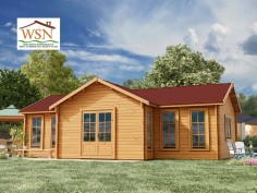 Chalet en bois Indre 55m2 WS746 par WSN